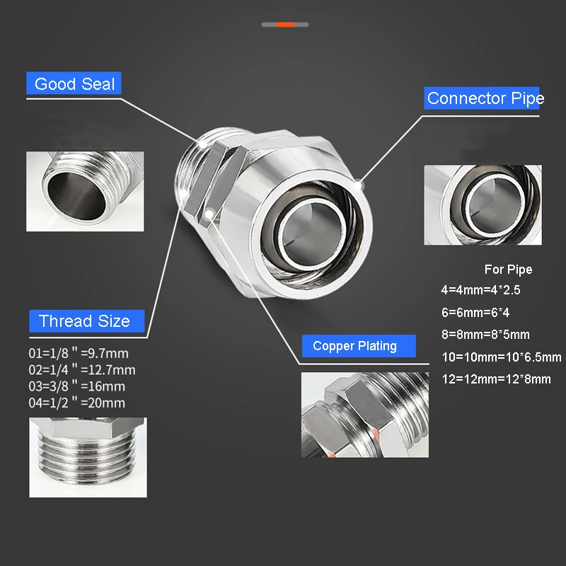 Bakır Pnömatik Bağlantı Parçal - Compression Fitting Brass incelemesi ve fiyatı