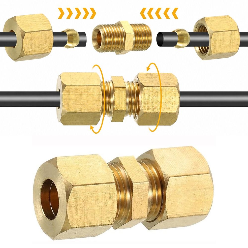 Pirinç Sıkıştırma Bağlantı Ele - Compression Fitting Brass incelemesi ve fiyatı