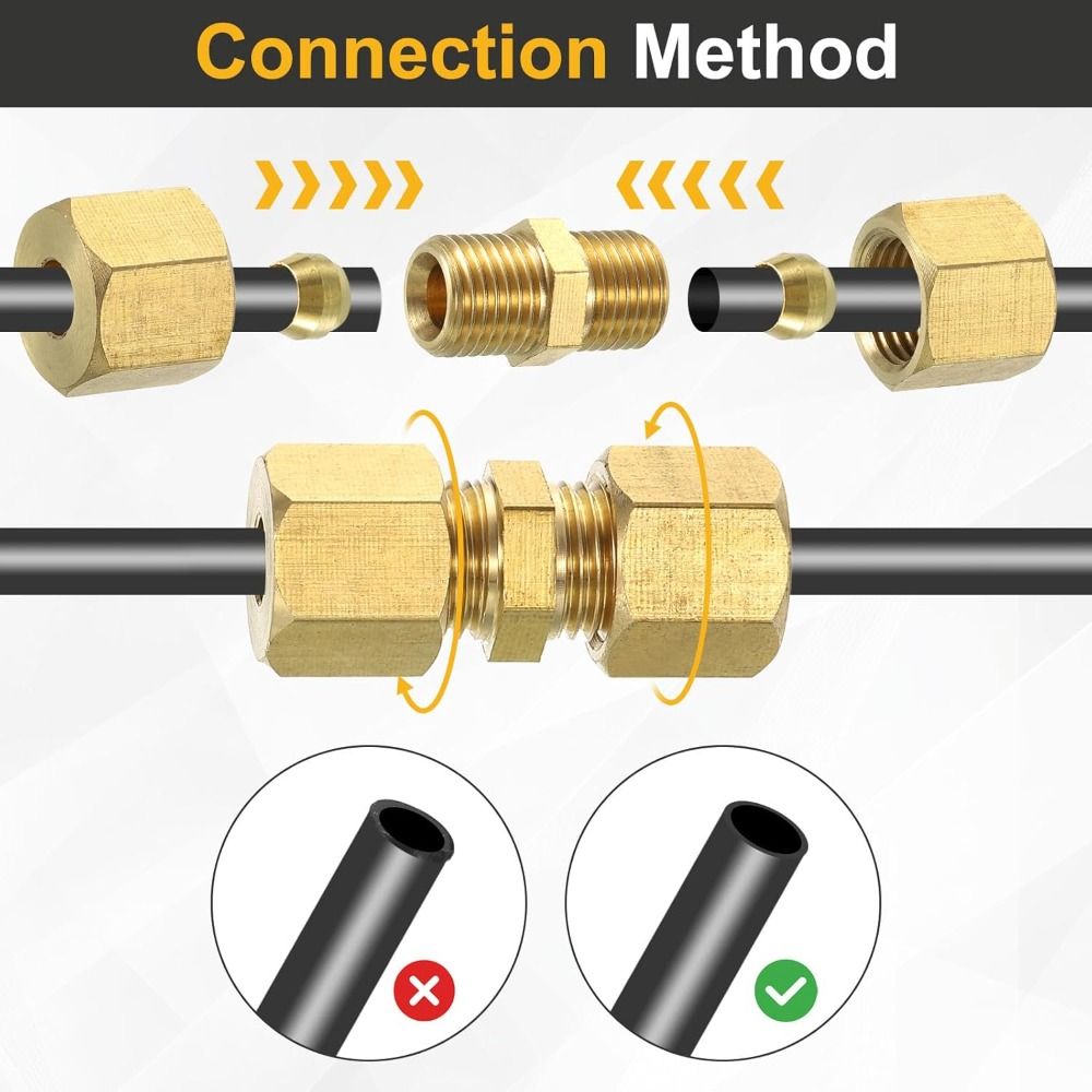 Pirinç Sıkıştırma Bağlantı Ele - Compression Fitting Brass incelemesi ve fiyatı