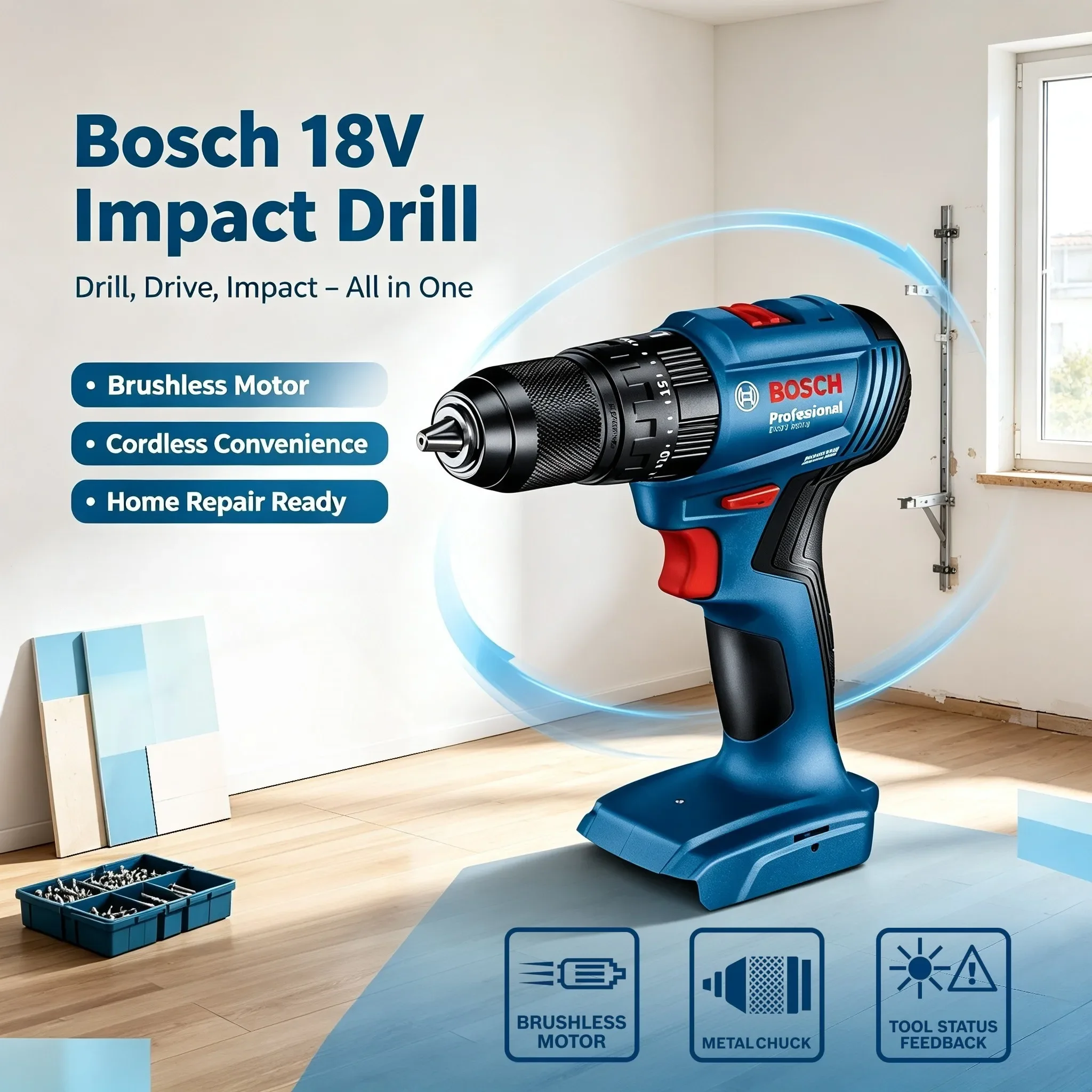 Bosch GSB 185-LI 18V Fırçasız, - Bosch Drill Gsb 18V incelemesi ve fiyatı